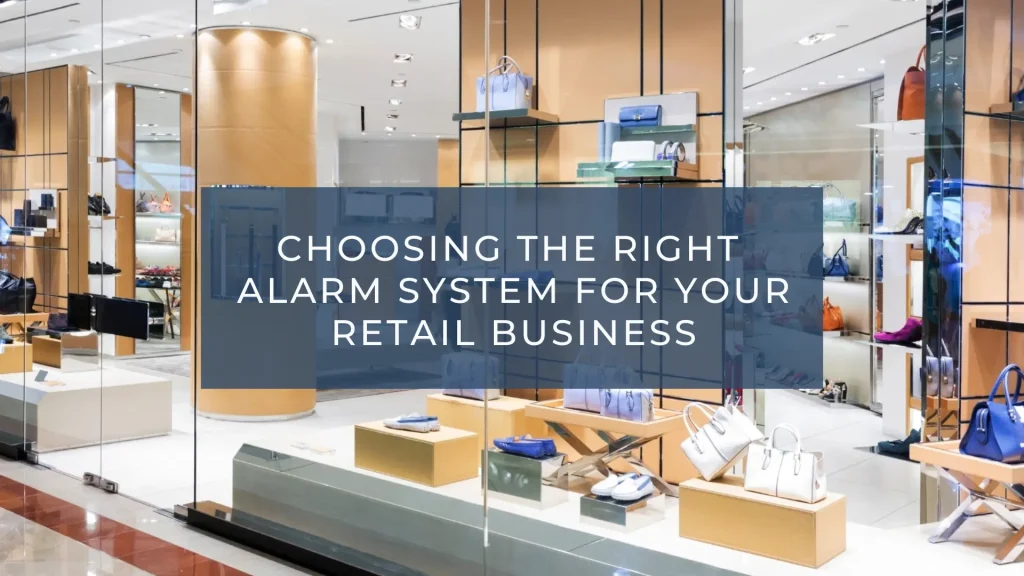 Alarm system for retail stores