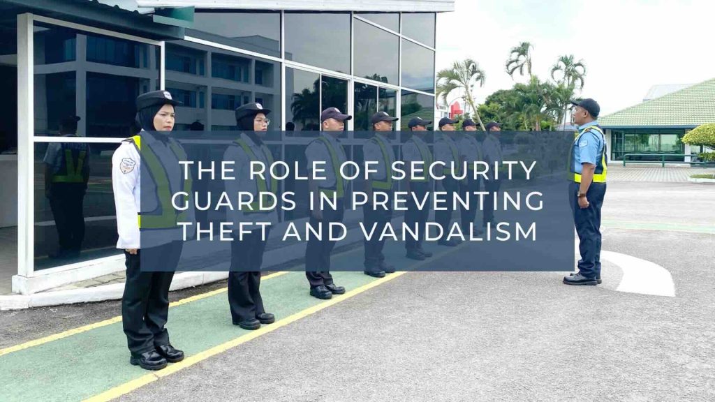 The role of security guards SECOM